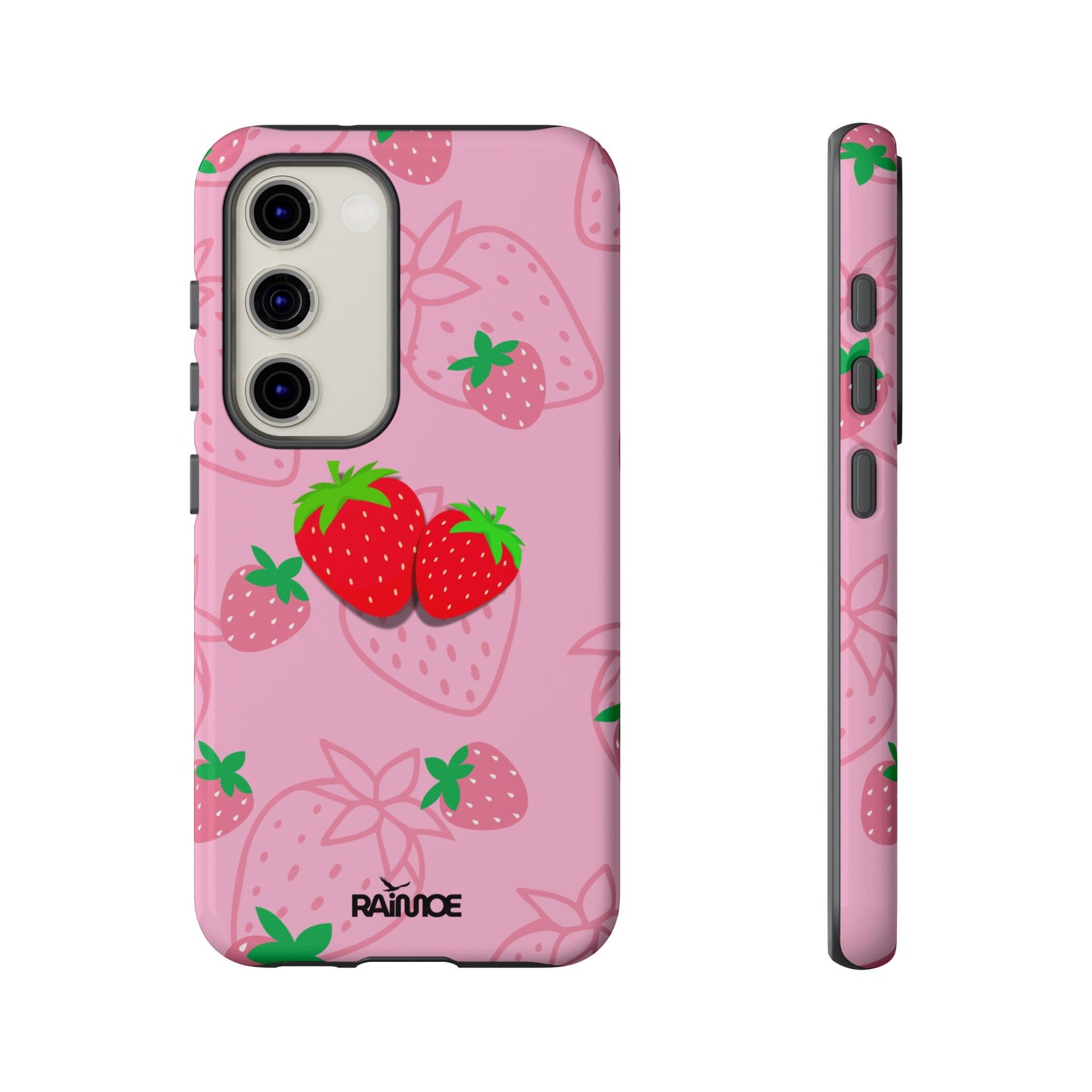 Fresa Jugosa - Funda Resistente para Samsung Galaxy (Brillante)