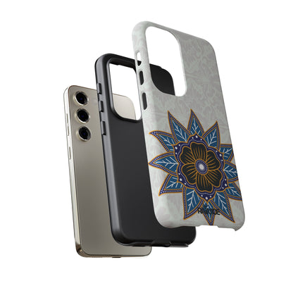 Funda resistente Blue Bloom para Samsung Galaxy (mate)