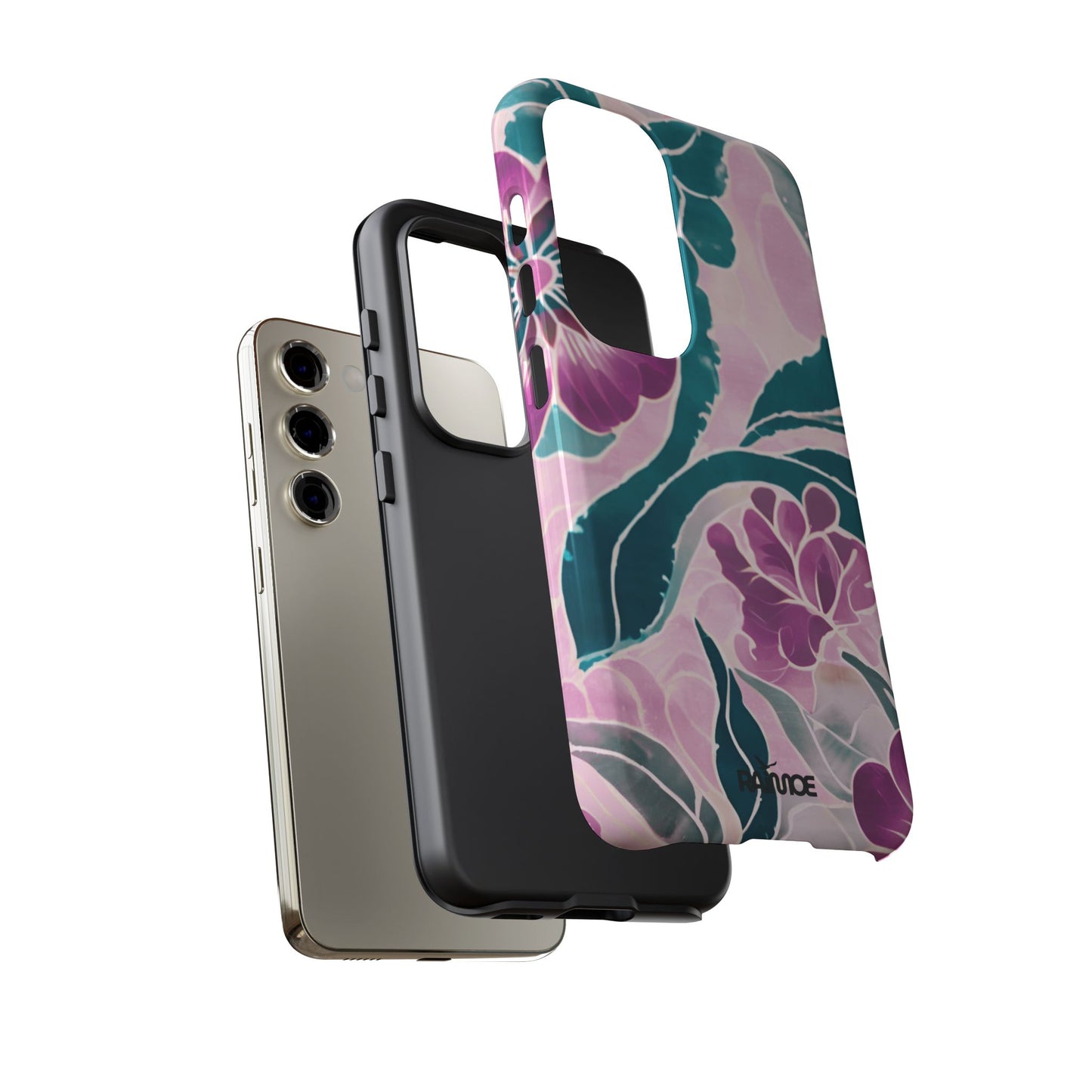 パープルビューティー - Samsung Galaxy タフケース (光沢)