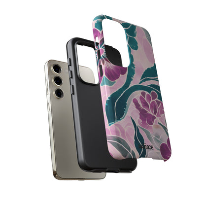 パープルビューティー - Samsung Galaxy タフケース (光沢)