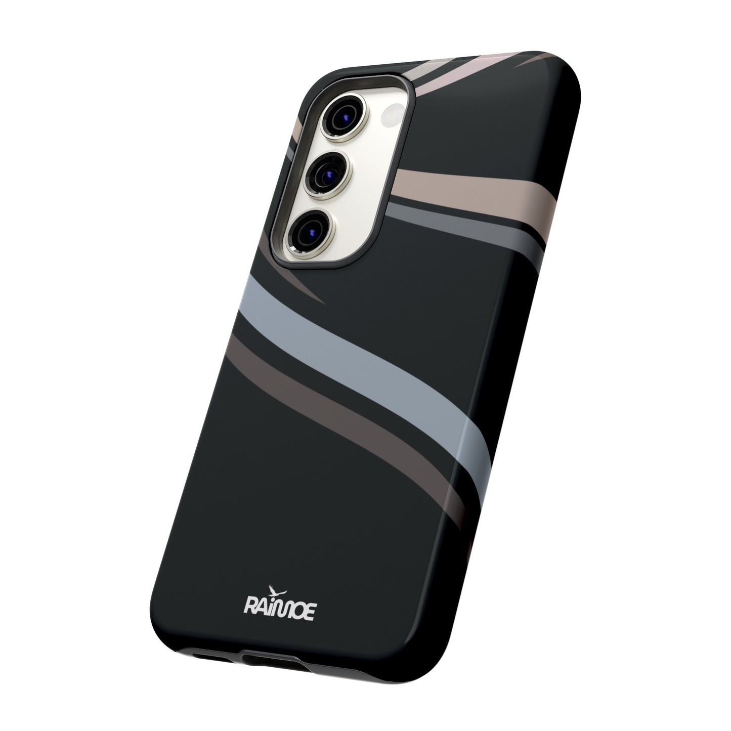 Funda rígida brillante para Samsung Galaxy con líneas onduladas