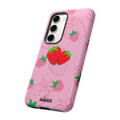 Fresa Jugosa - Funda Resistente para Samsung Galaxy (Brillante)