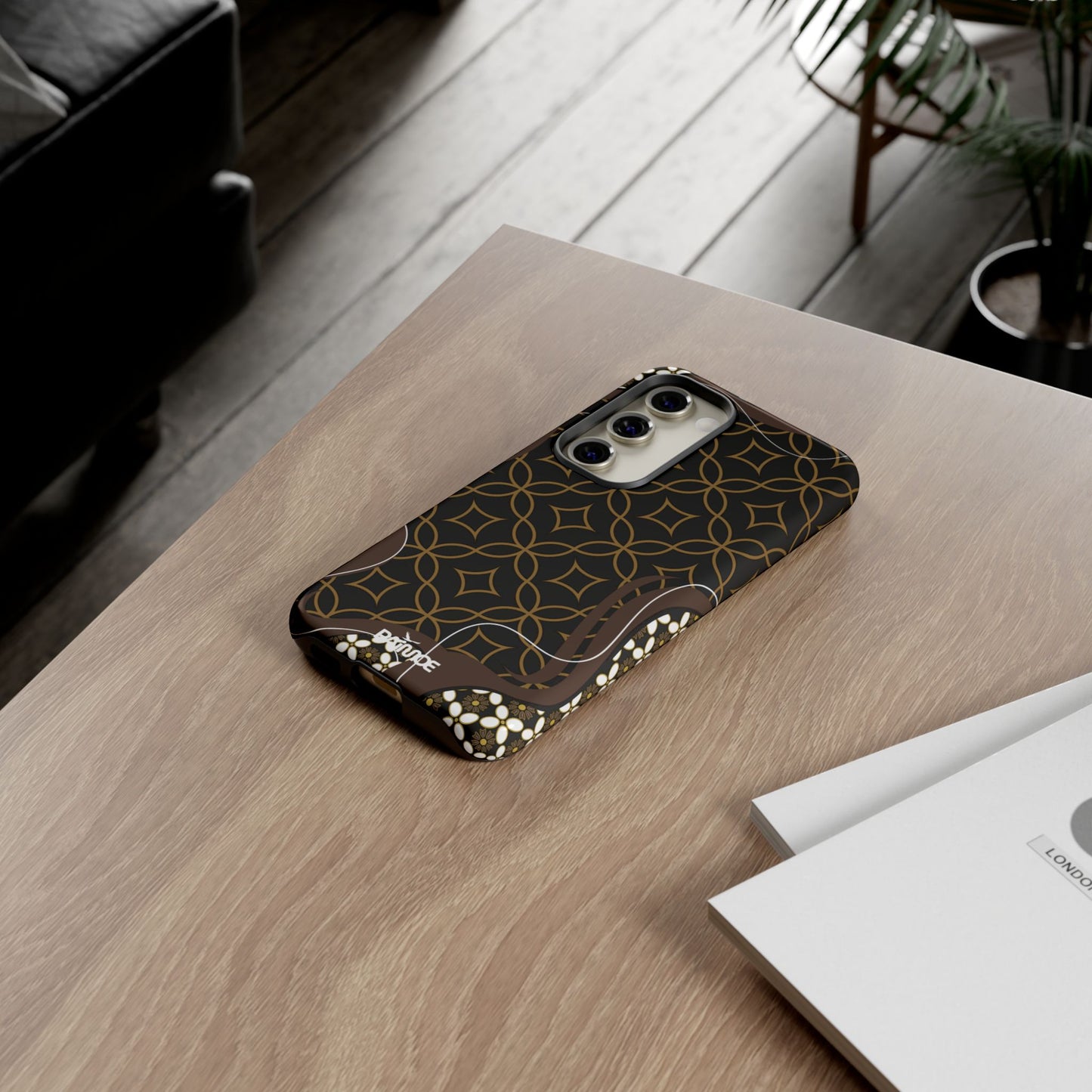 Impresión básica - Funda resistente para Samsung Galaxy (brillante)