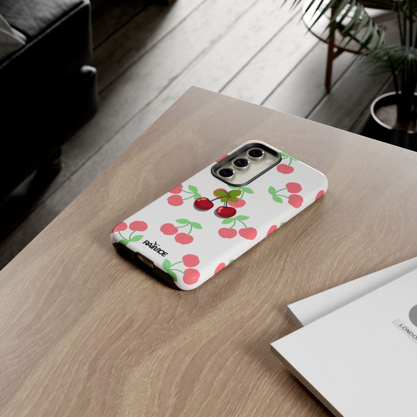 Funda resistente Red Cherry para Samsung Galaxy (brillante)