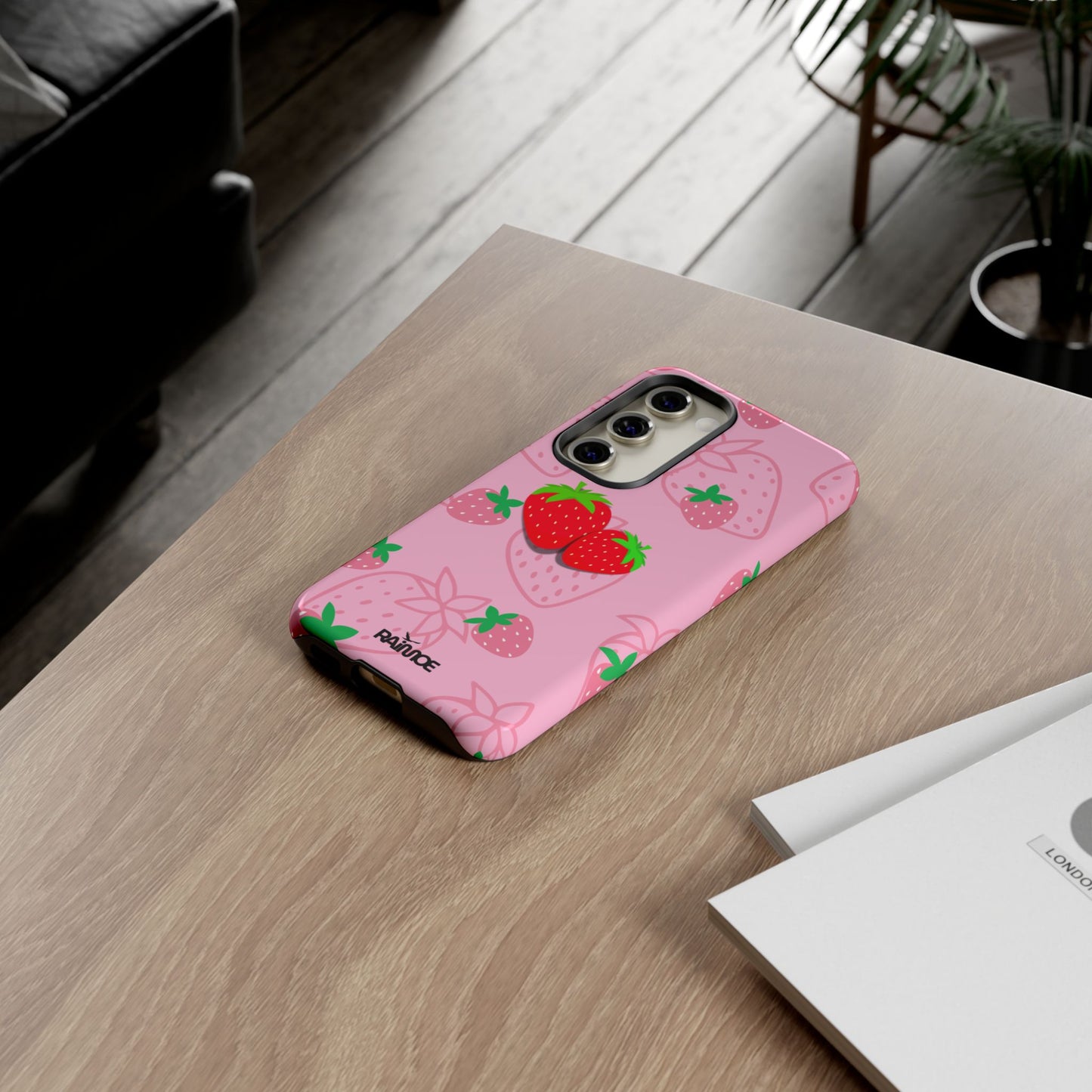 Fresa Jugosa - Funda Resistente para Samsung Galaxy (Brillante)