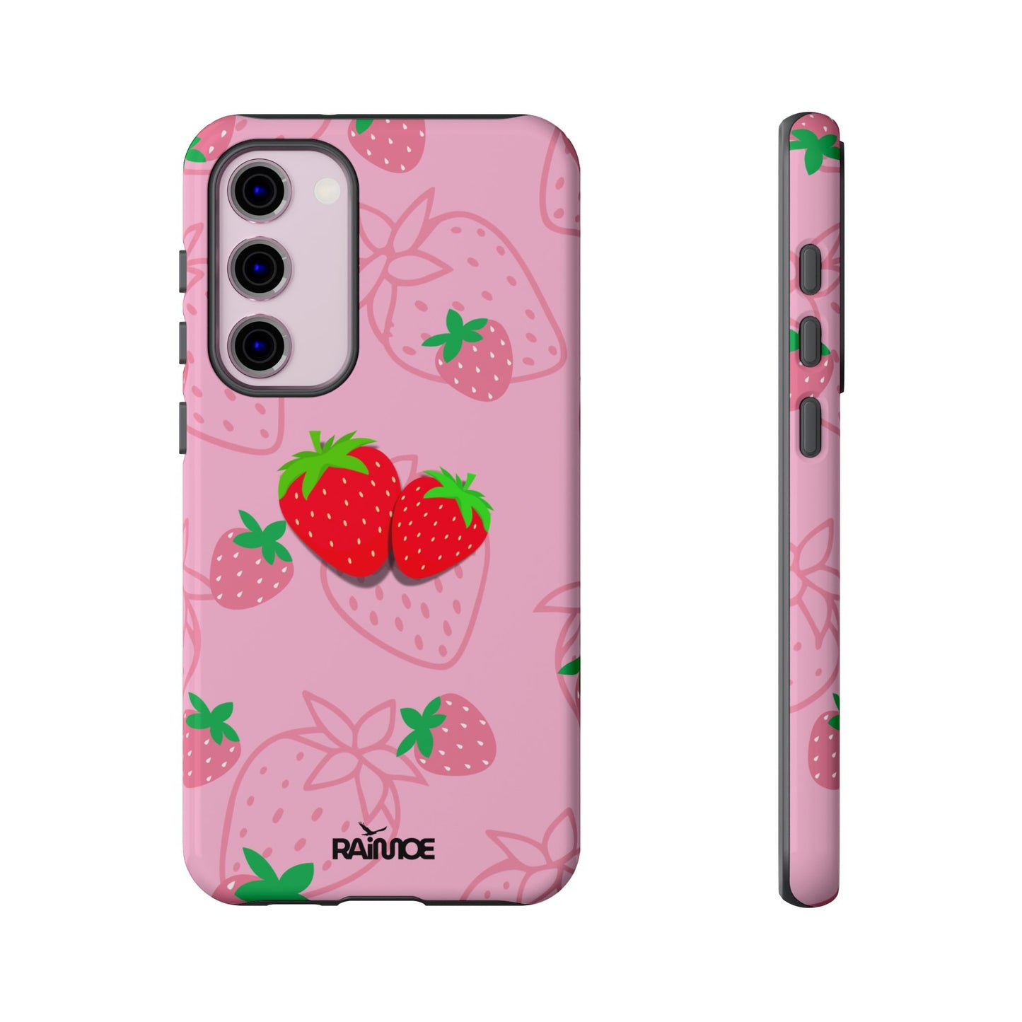 Fresa Jugosa - Funda Resistente para Samsung Galaxy (Brillante)