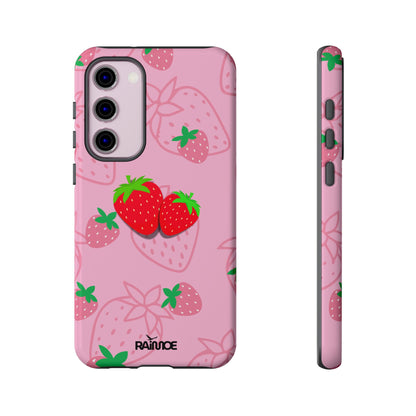 Fresa Jugosa - Funda Resistente para Samsung Galaxy (Brillante)