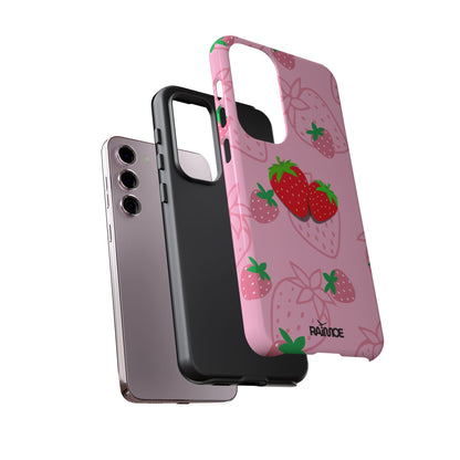 Fresa Jugosa - Funda Resistente para Samsung Galaxy (Brillante)