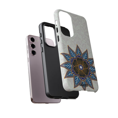 Funda resistente Blue Bloom para Samsung Galaxy (mate)
