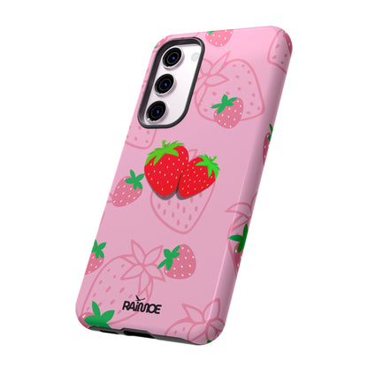 Fresa Jugosa - Funda Resistente para Samsung Galaxy (Brillante)