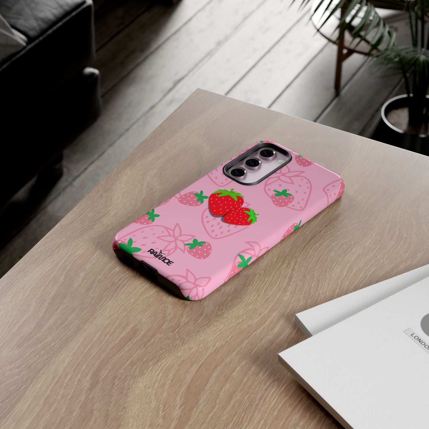 Fresa Jugosa - Funda Resistente para Samsung Galaxy (Brillante)