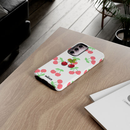 Funda resistente Red Cherry para Samsung Galaxy (mate)