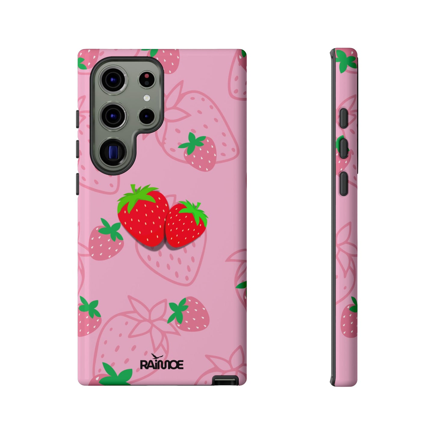 Fresa Jugosa - Funda Resistente para Samsung Galaxy (Brillante)