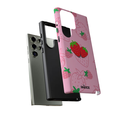 Fresa Jugosa - Funda Resistente para Samsung Galaxy (Brillante)