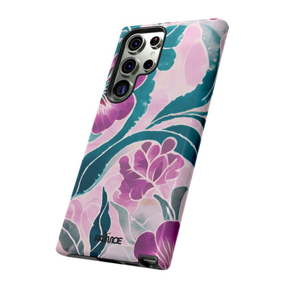 パープルビューティー - Samsung Galaxy タフケース (光沢)