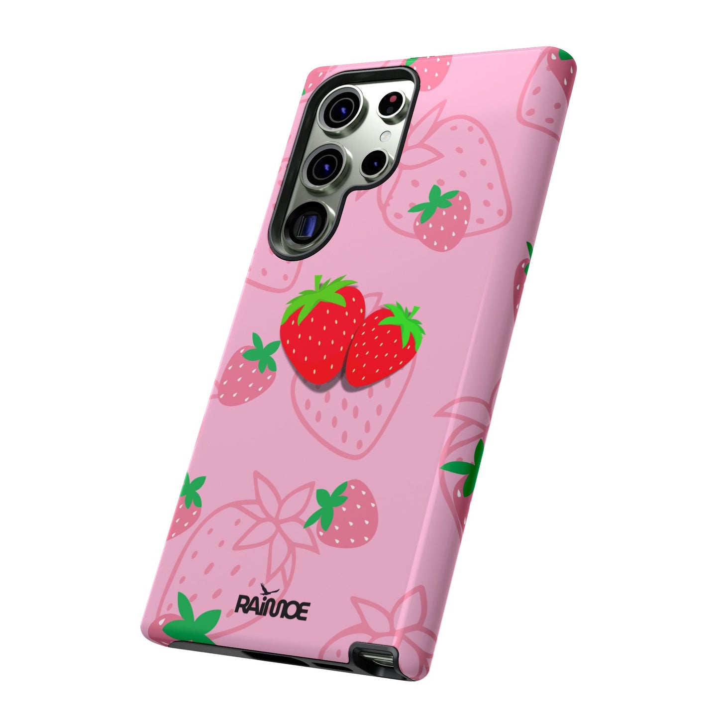 Fresa Jugosa - Funda Resistente para Samsung Galaxy (Brillante)