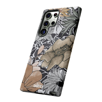 Funda rígida para Samsung Galaxy (brillante) con diseño floral rústico