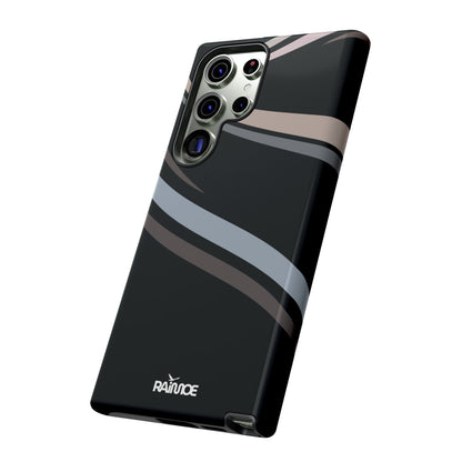 Funda rígida brillante para Samsung Galaxy con líneas onduladas