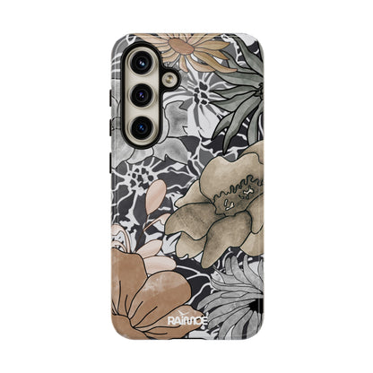 Funda rígida para Samsung Galaxy (brillante) con diseño floral rústico