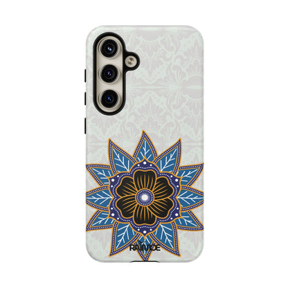 Funda resistente Blue Bloom para Samsung Galaxy (mate)