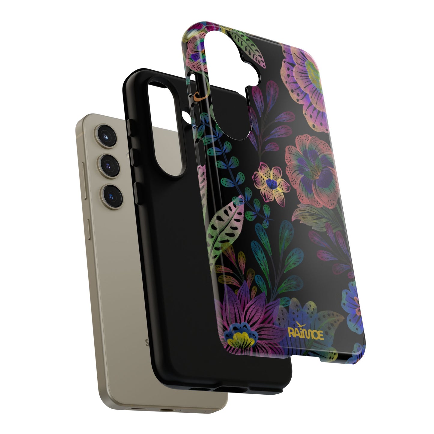 ピンク ルミナ - Samsung Galaxy タフケース (光沢)