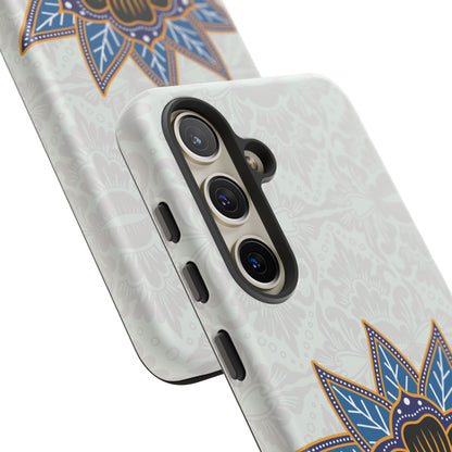 Funda resistente Blue Bloom para Samsung Galaxy (mate)