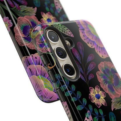 ピンク ルミナ - Samsung Galaxy タフケース (光沢)