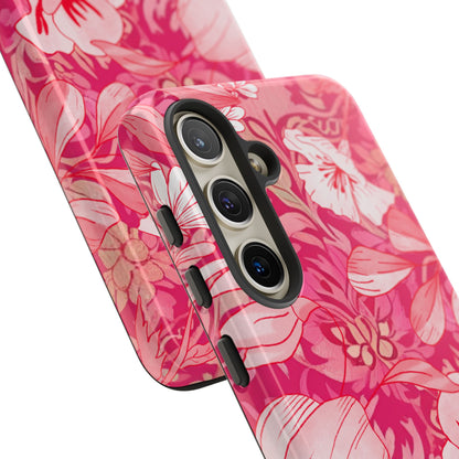 ピンクの女神 - Samsung Galaxy タフケース (光沢)