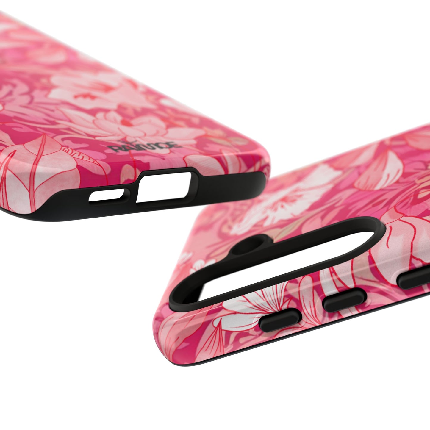 ピンクの女神 - Samsung Galaxy タフケース (光沢)