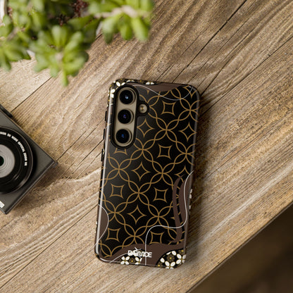 Impresión básica - Funda resistente para Samsung Galaxy (brillante)