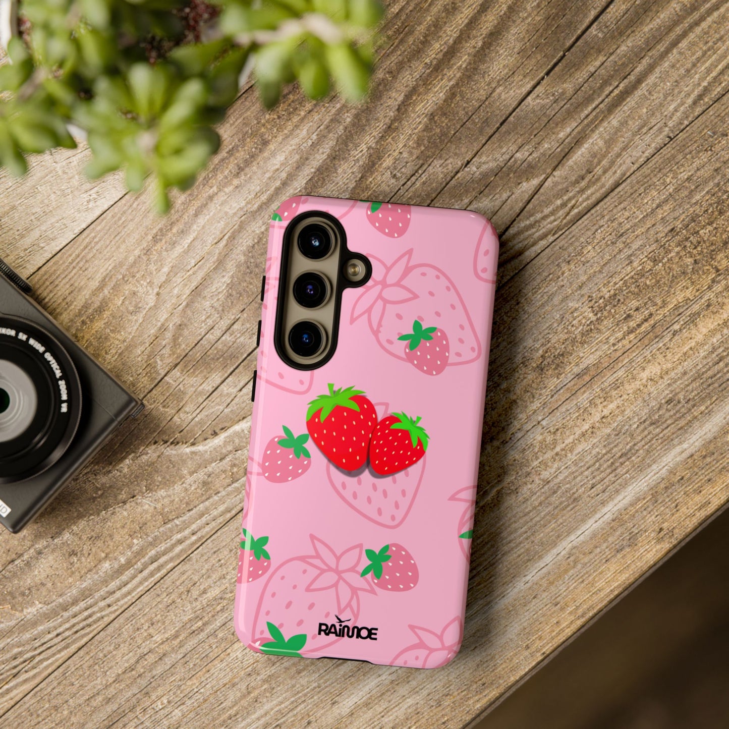 Fresa Jugosa - Funda Resistente para Samsung Galaxy (Brillante)