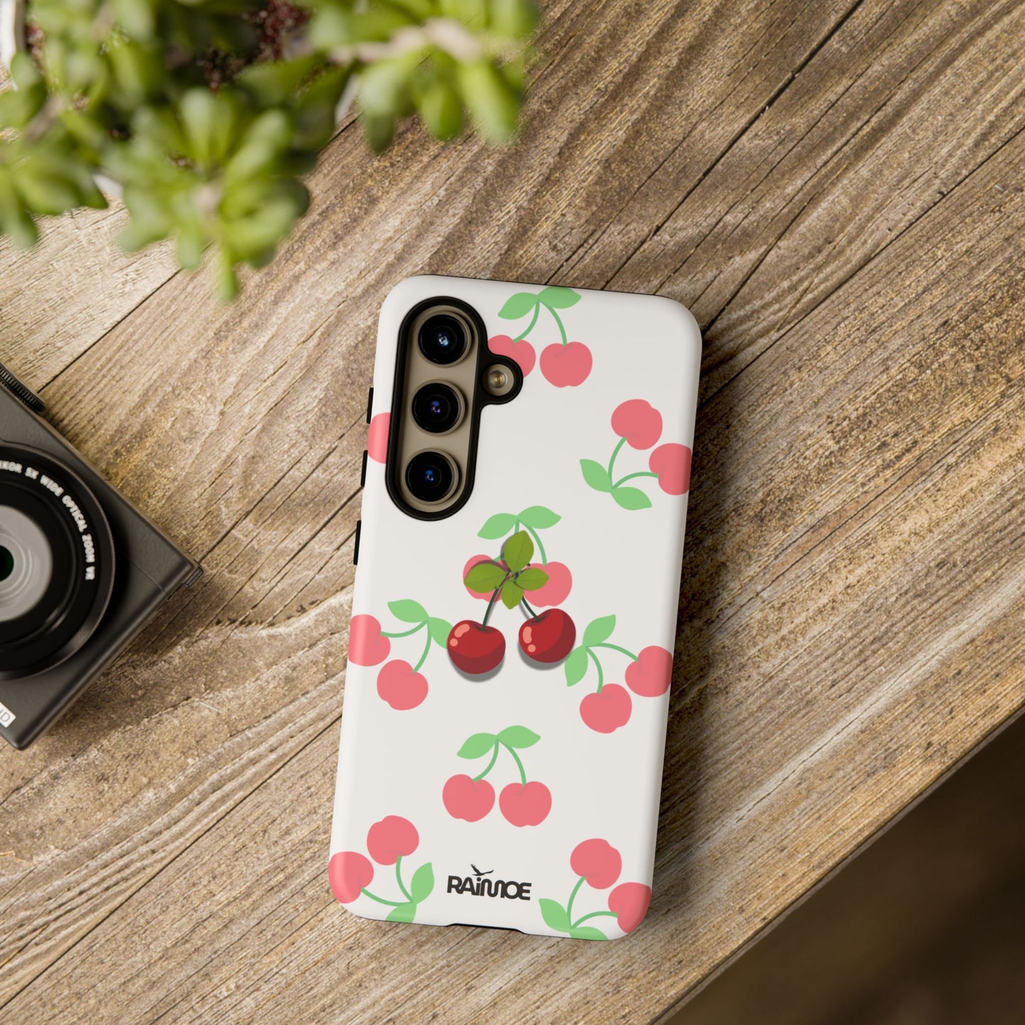 Funda resistente Red Cherry para Samsung Galaxy (mate)