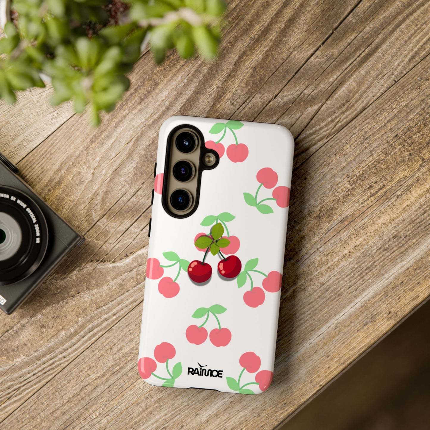 Funda resistente Red Cherry para Samsung Galaxy (brillante)