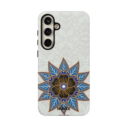 Funda resistente Blue Bloom para Samsung Galaxy (mate)