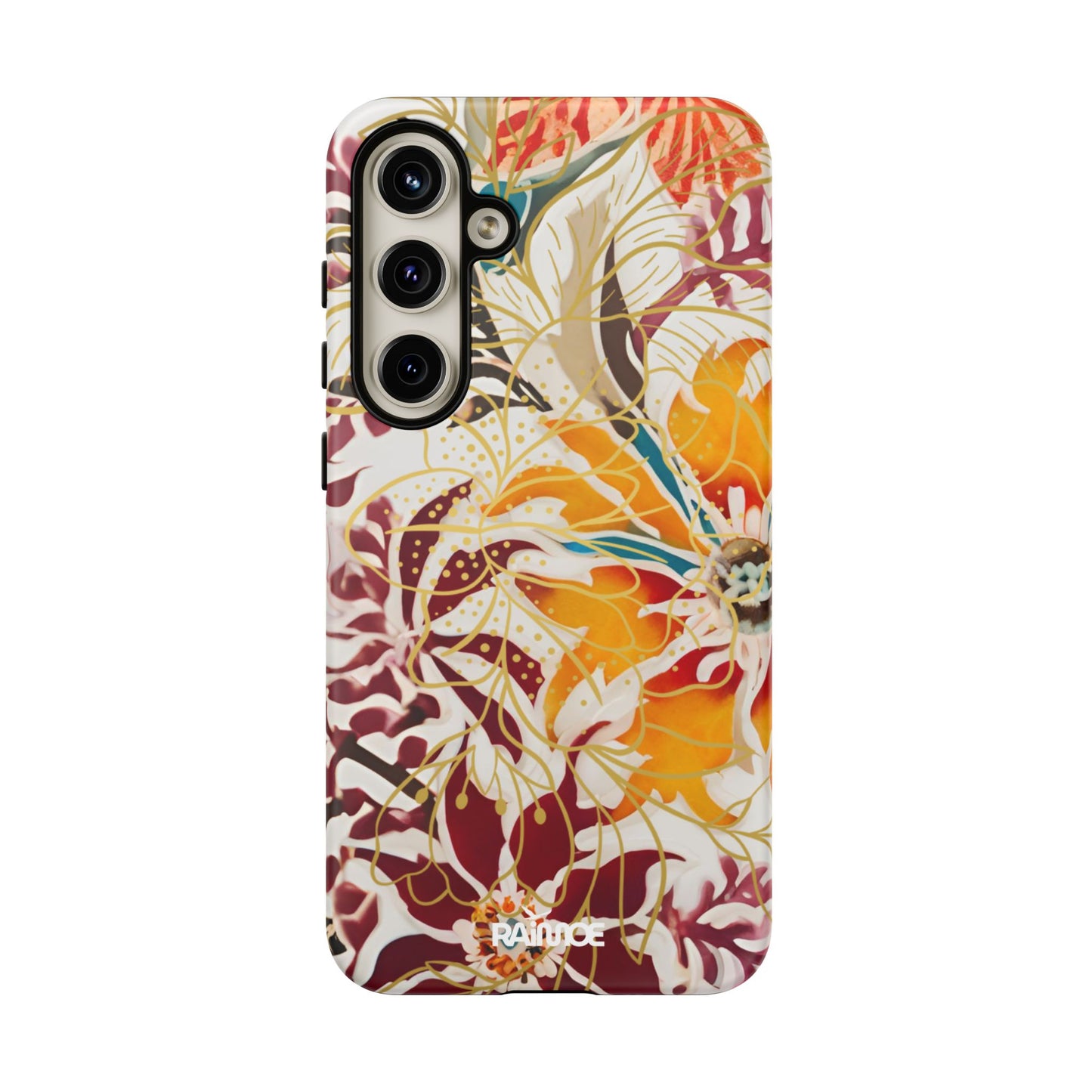 オーバーン フローラル - Samsung Galaxy タフケース (マット)