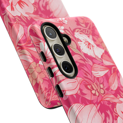 ピンクの女神 - Samsung Galaxy タフケース (マット)