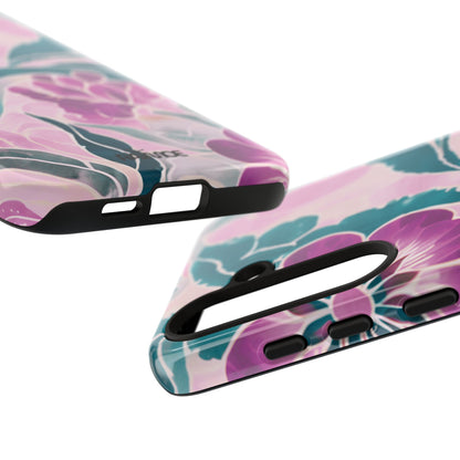 パープルビューティー - Samsung Galaxy タフケース (光沢)