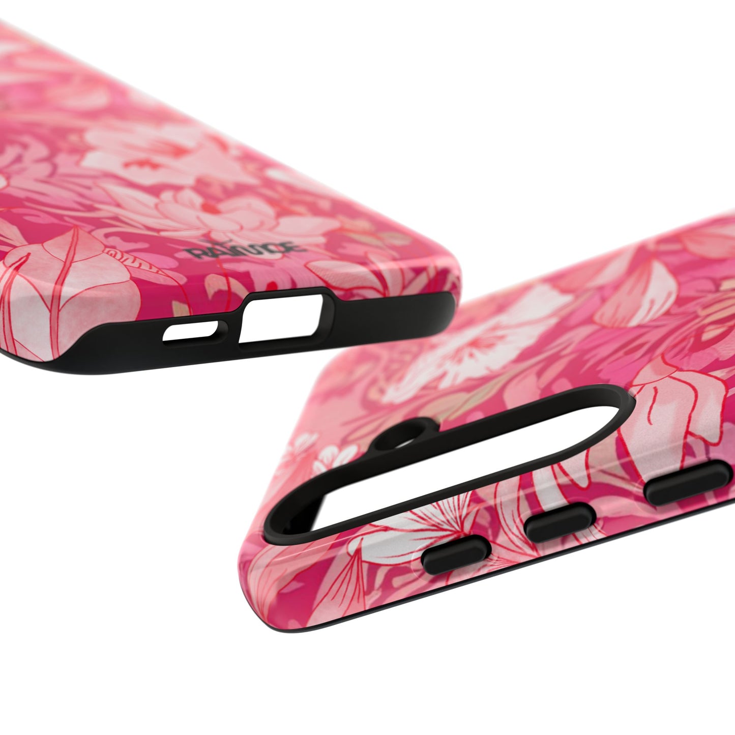 ピンクの女神 - Samsung Galaxy タフケース (光沢)