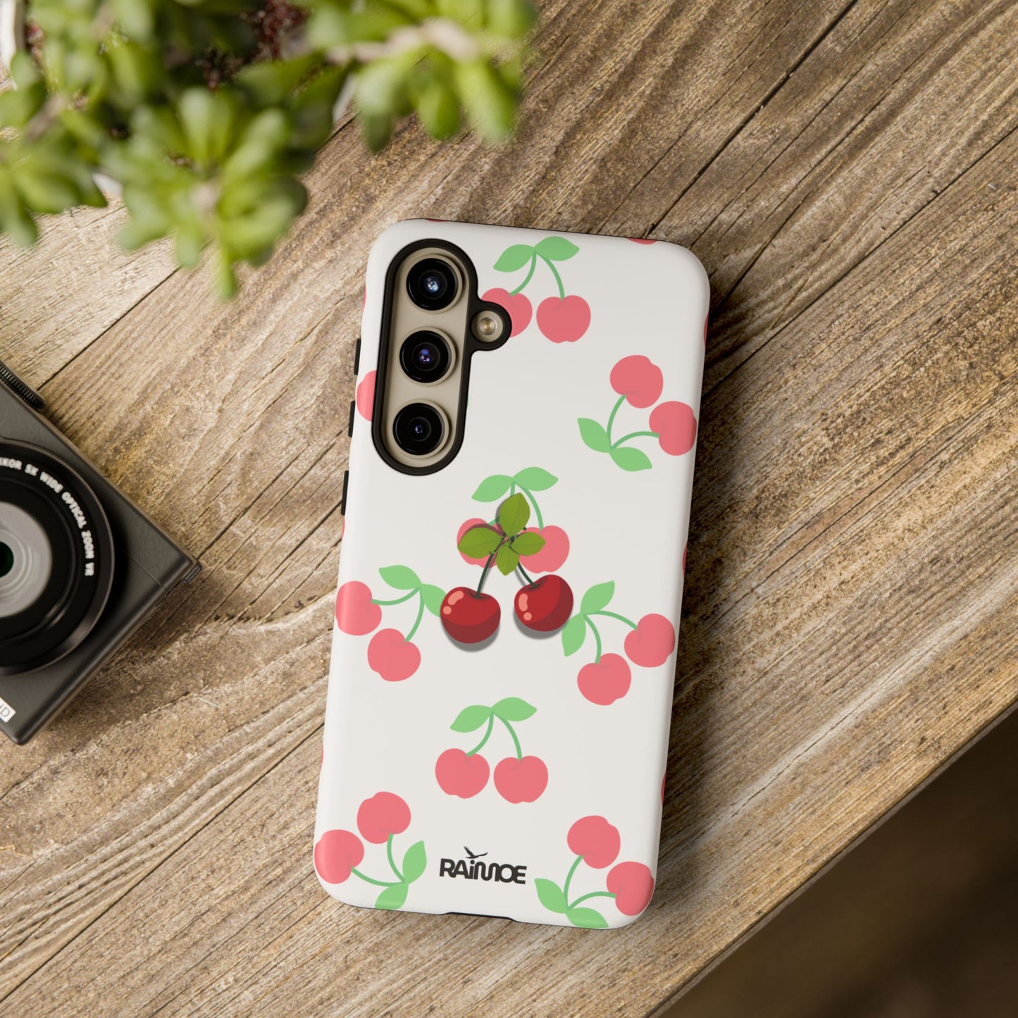 Funda resistente Red Cherry para Samsung Galaxy (mate)