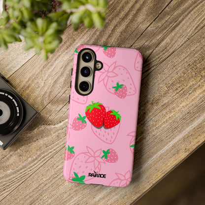 Fresa Jugosa - Funda Resistente para Samsung Galaxy (Brillante)