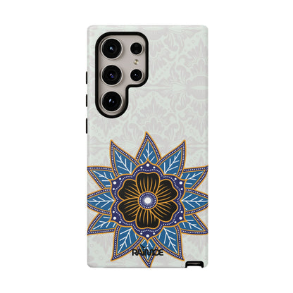 Funda resistente Blue Bloom para Samsung Galaxy (mate)