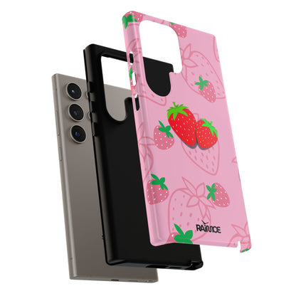 Fresa Jugosa - Funda Resistente para Samsung Galaxy (Brillante)