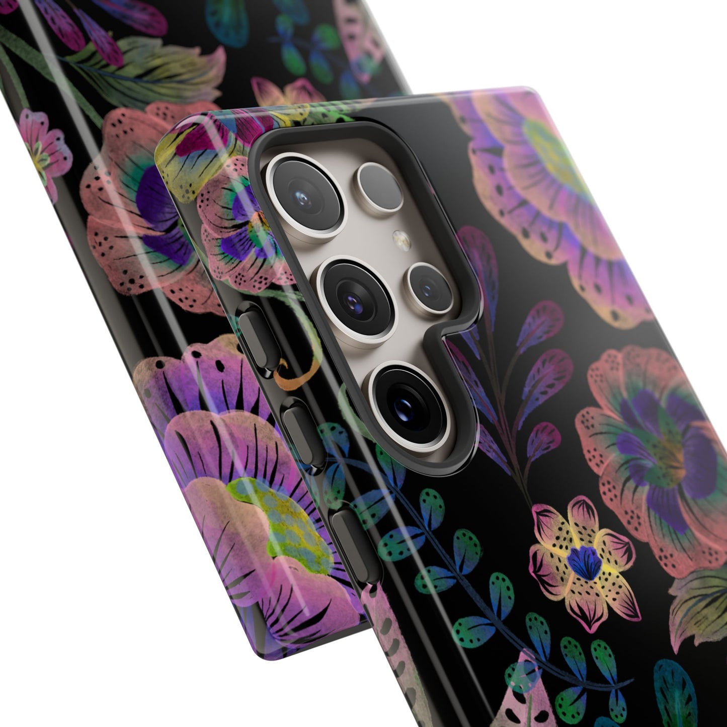 ピンク ルミナ - Samsung Galaxy タフケース (光沢)