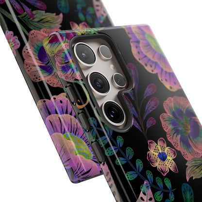 ピンク ルミナ - Samsung Galaxy タフケース (光沢)