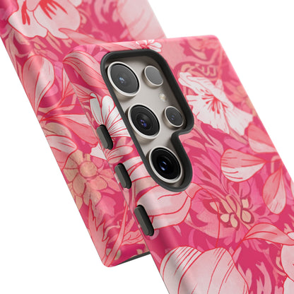 ピンクの女神 - Samsung Galaxy タフケース (マット)