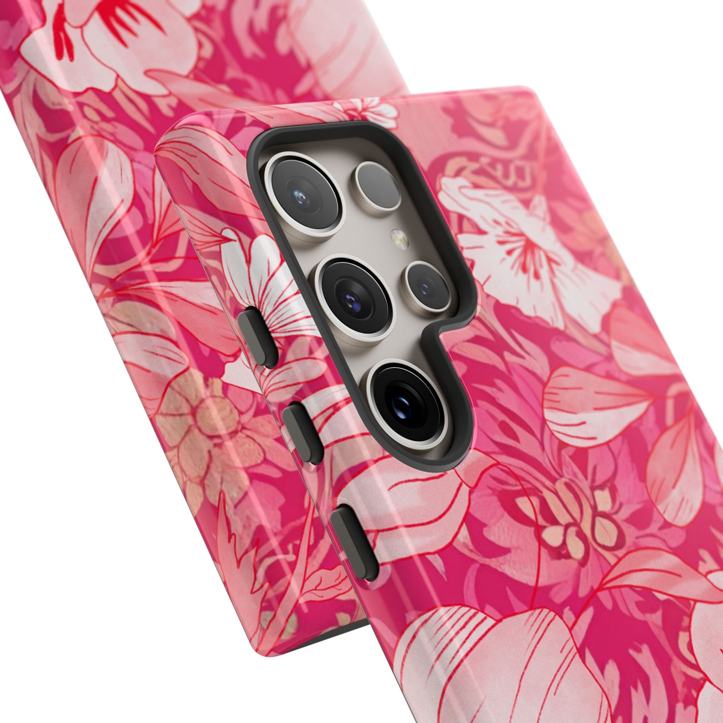 ピンクの女神 - Samsung Galaxy タフケース (光沢)