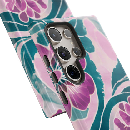 パープルビューティー - Samsung Galaxy タフケース (光沢)