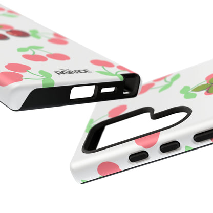 Funda resistente Red Cherry para Samsung Galaxy (mate)