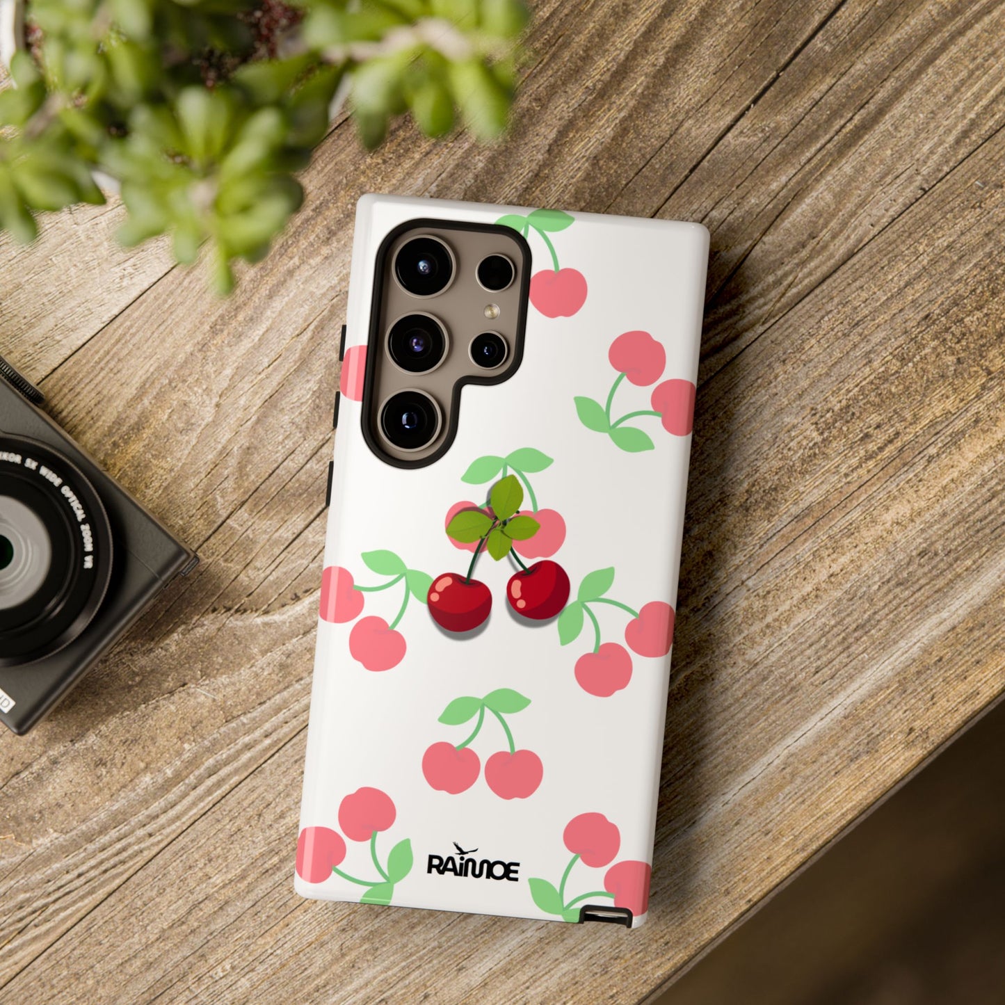 Funda resistente Red Cherry para Samsung Galaxy (brillante)