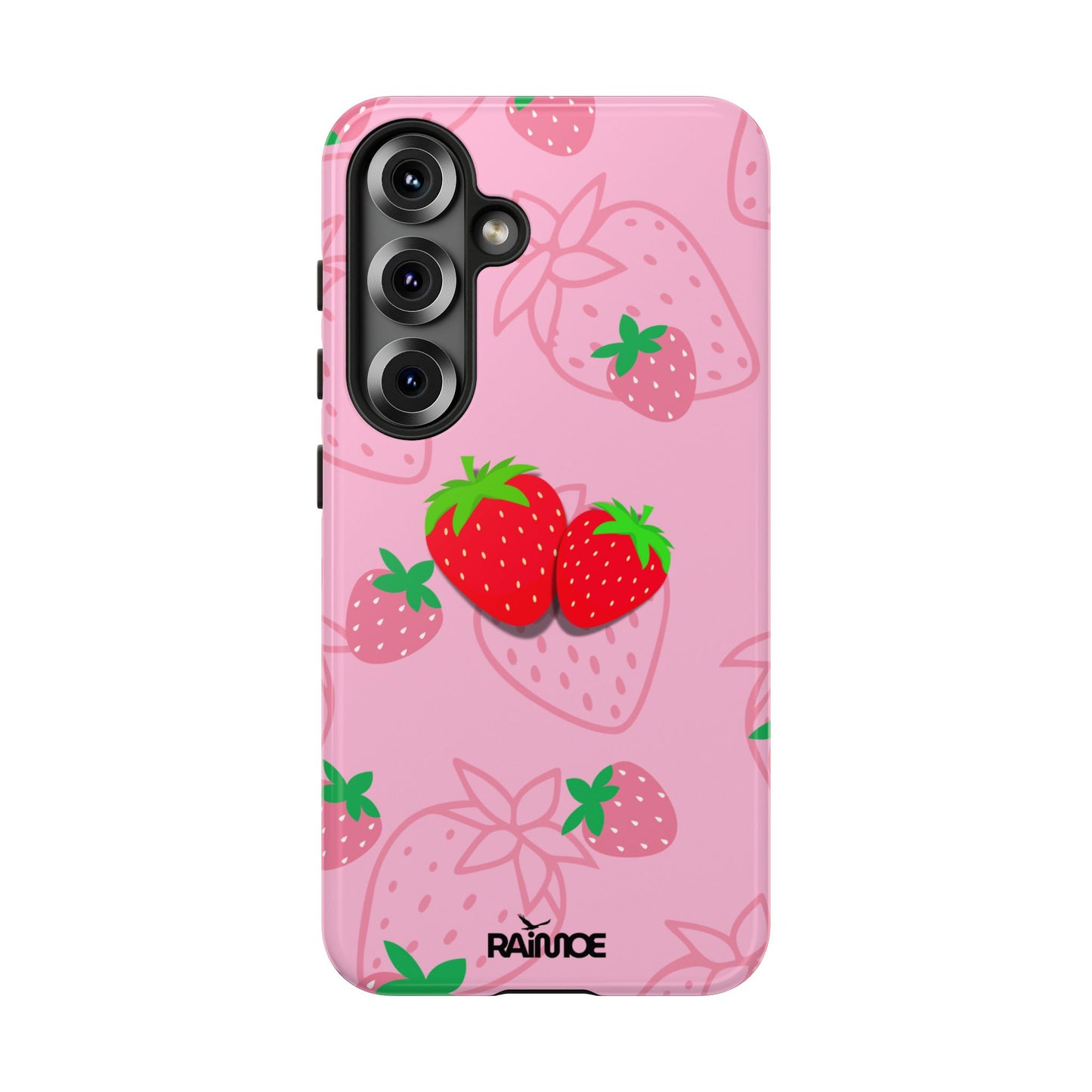 Fresa Jugosa - Funda Resistente para Samsung Galaxy (Brillante)